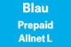 Blau Allnet L Prepaid – mit 4 GB LTE – für 19,99 € je 4 Wochen