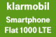 klarmobil Smartphone Flat 1000 LTE – 1 GB + SMS / Min. – ab 9,99 € mtl.