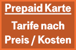 Smartphone Tarife - Prepaid Karte - nach Preis / Kosten
